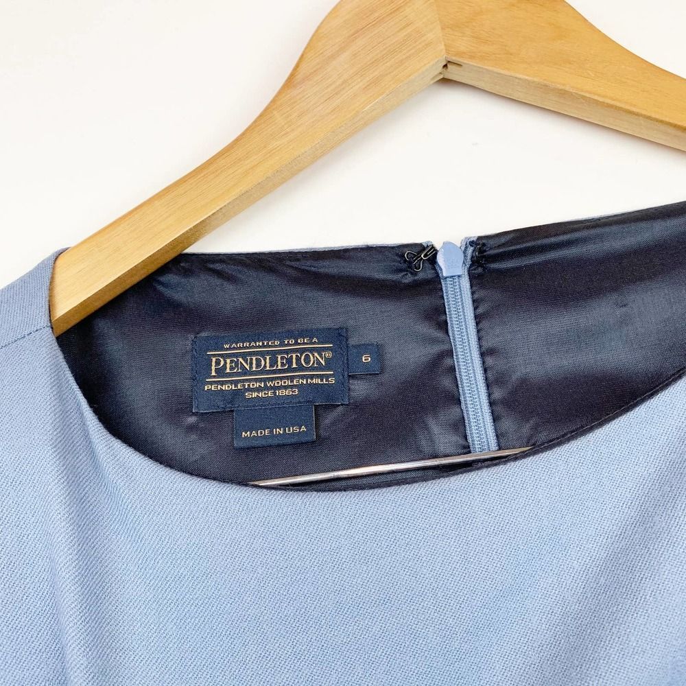 PENDLETON Virgin Wool 3/4 Sleeve Dress 6 - Picture 8 of 8